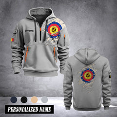 Soldier Belgium customize Hoodie Half Zipper NLG