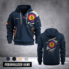 Soldier Belgium customize Hoodie Half Zipper NLG