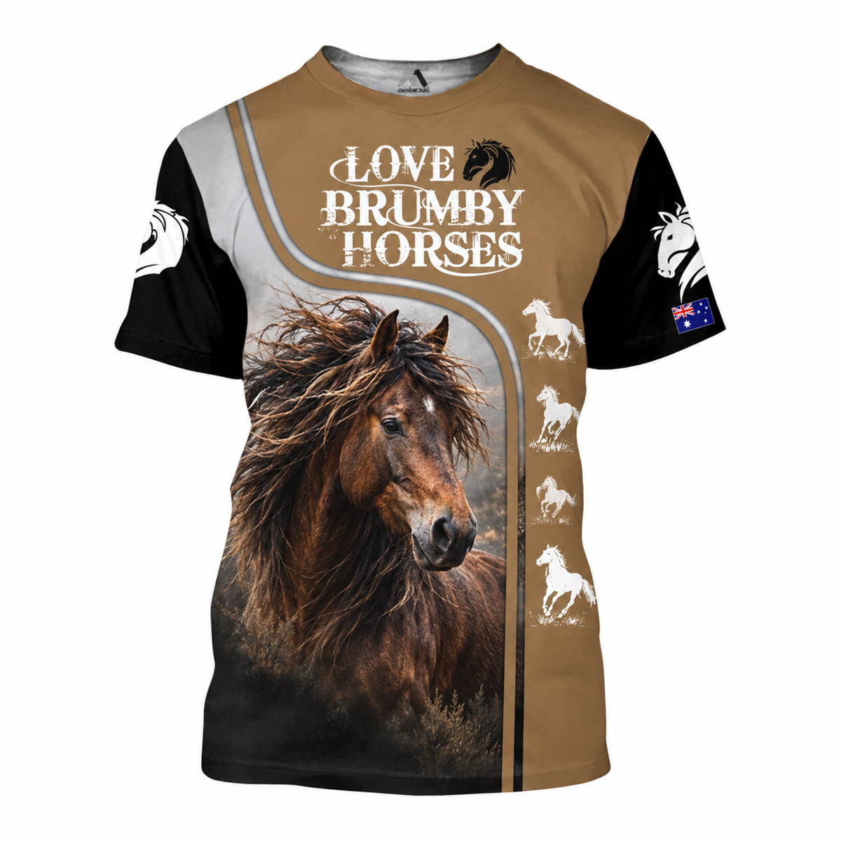 Brumby horse love T-shirt 288