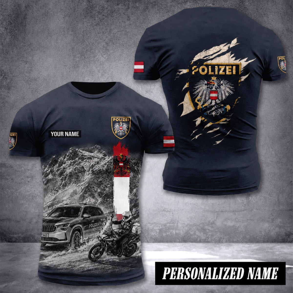 Polizei Austria customize T-shirt 288