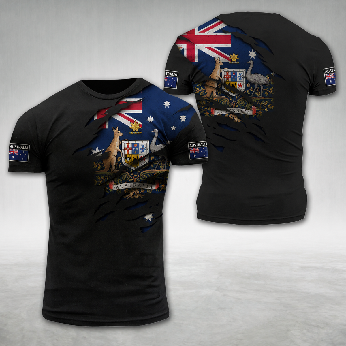 Australia National Flag T-shirt I03