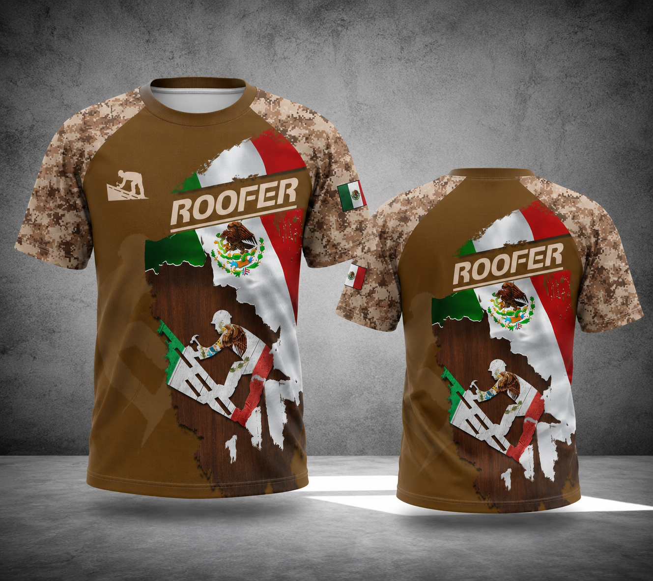 Roofer T-shirt 3d 196