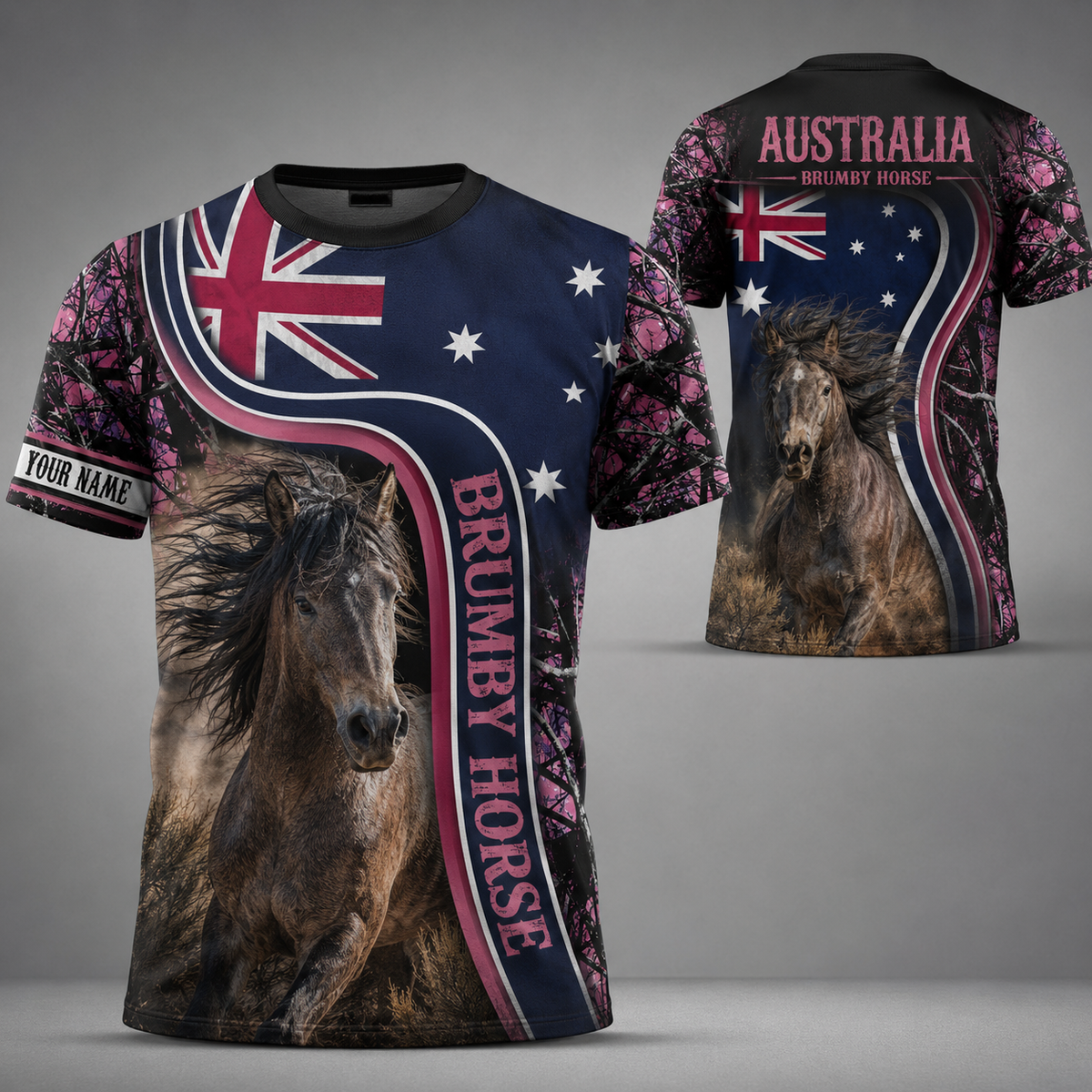 Brumby horse customize T-shirt 288