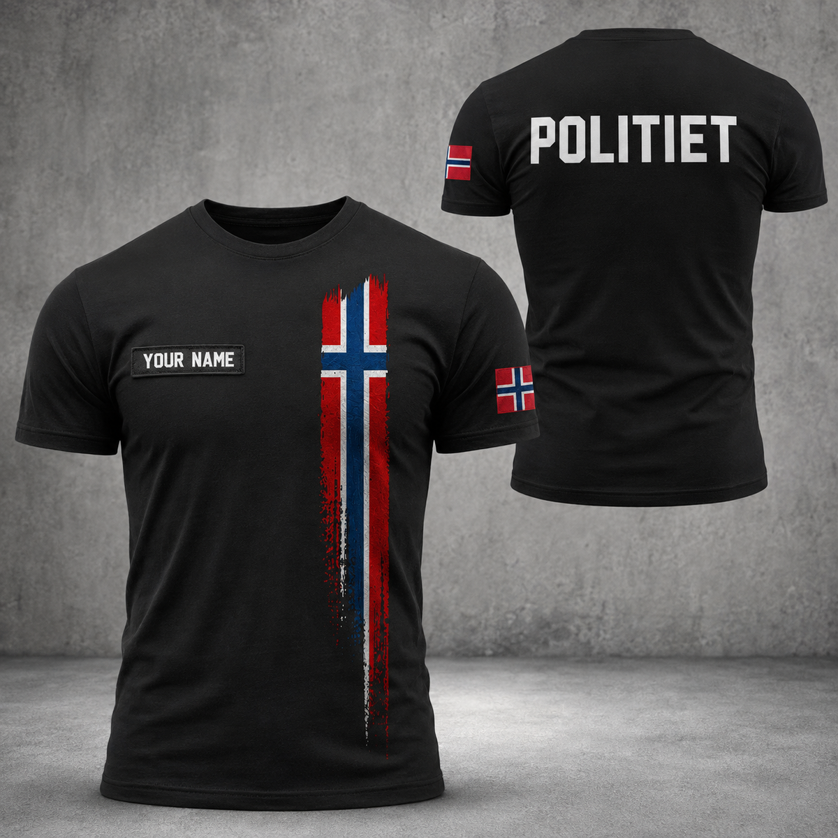 POLITIET NORWAY  customize T-shirt 288