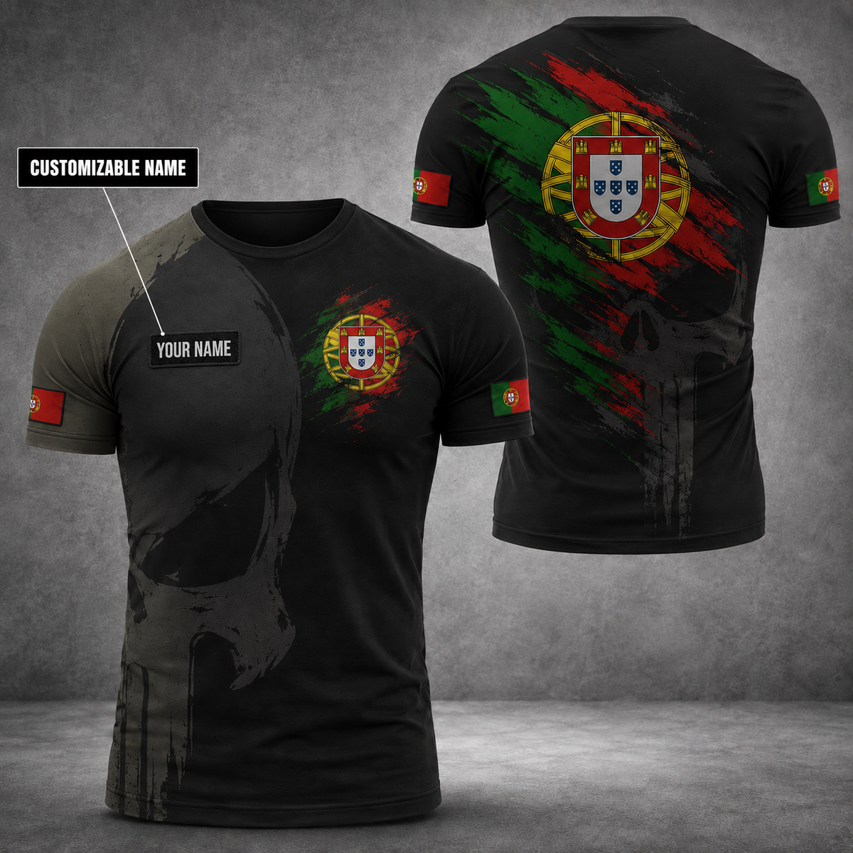 Portugal customize T-shirt 178 pun