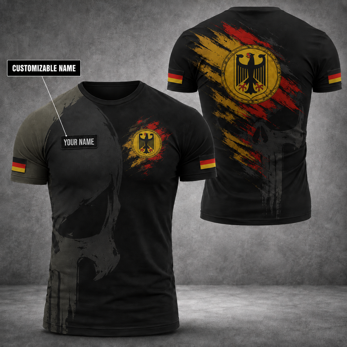 Germany customize T-shirt 178 pun