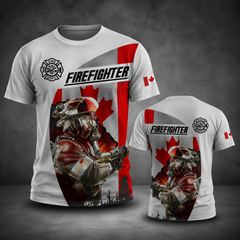 Canada Firefighter T-shirt 288