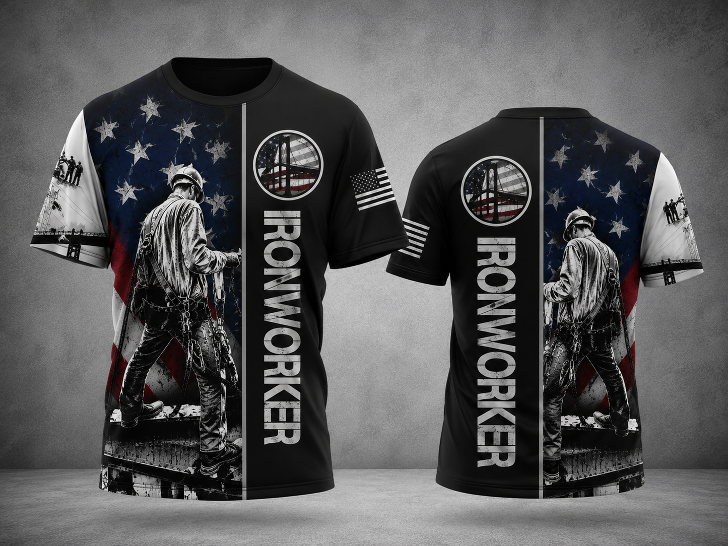 Ironworker  3dT-shirt pun