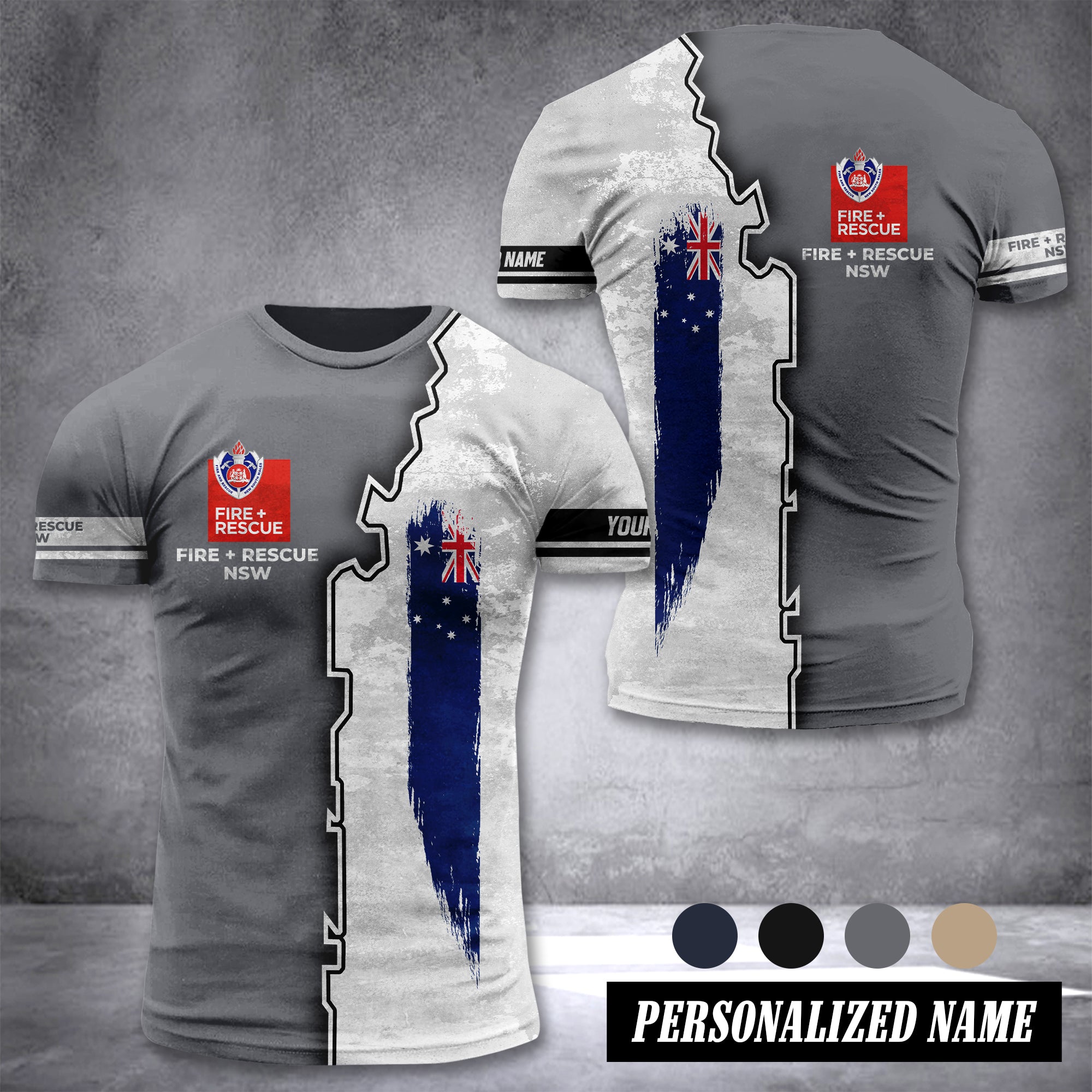 Fire and Rescue NSW customize T-shirt 710