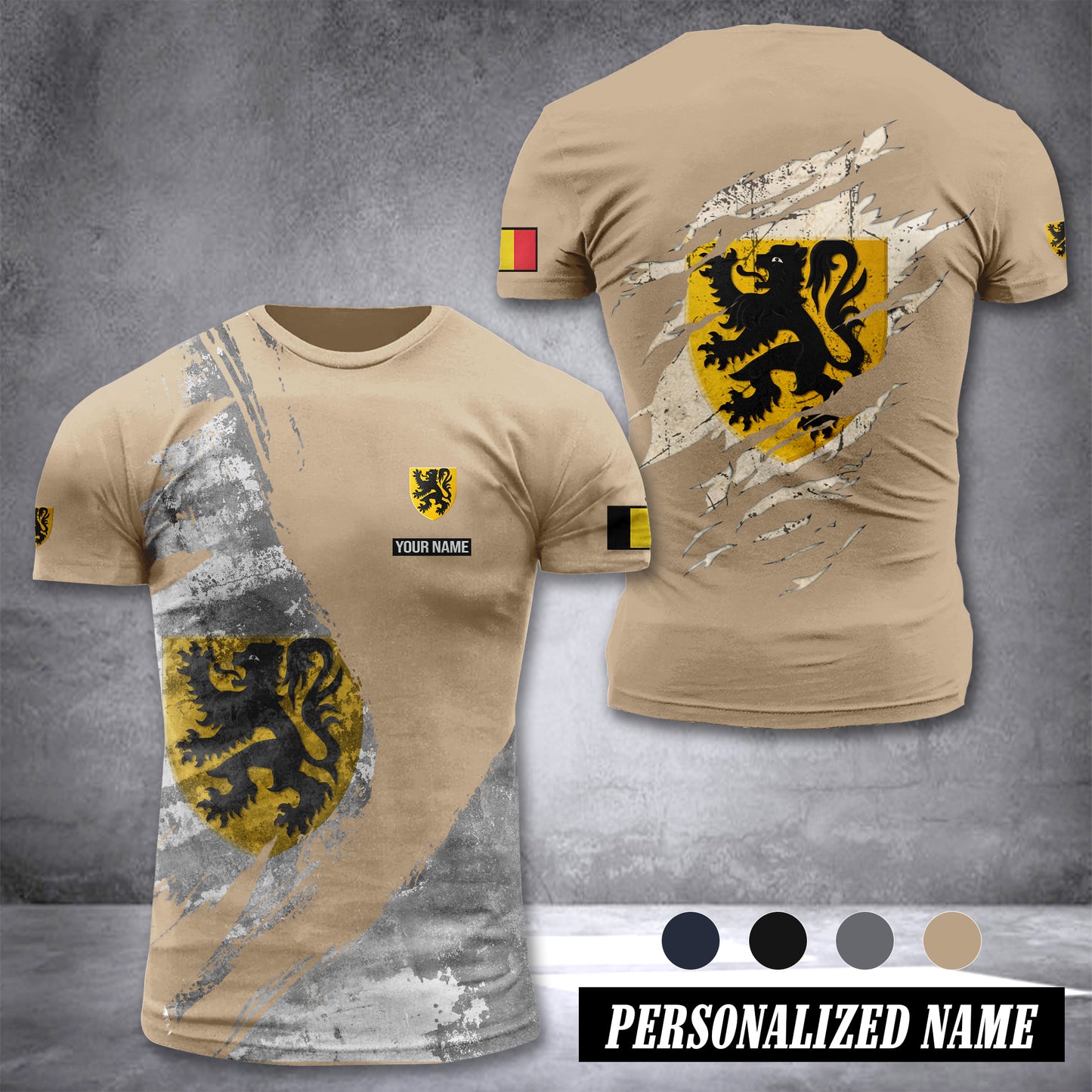 Flemish Belgium customize T-shirt 306