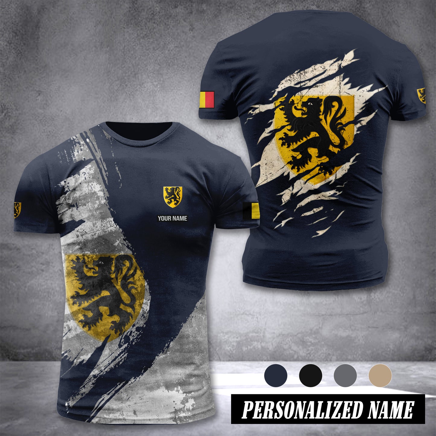 Flemish Belgium customize T-shirt 306
