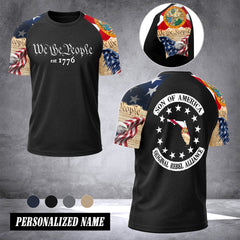 Florida we the people T-shirt has raglan sleeves  MRI