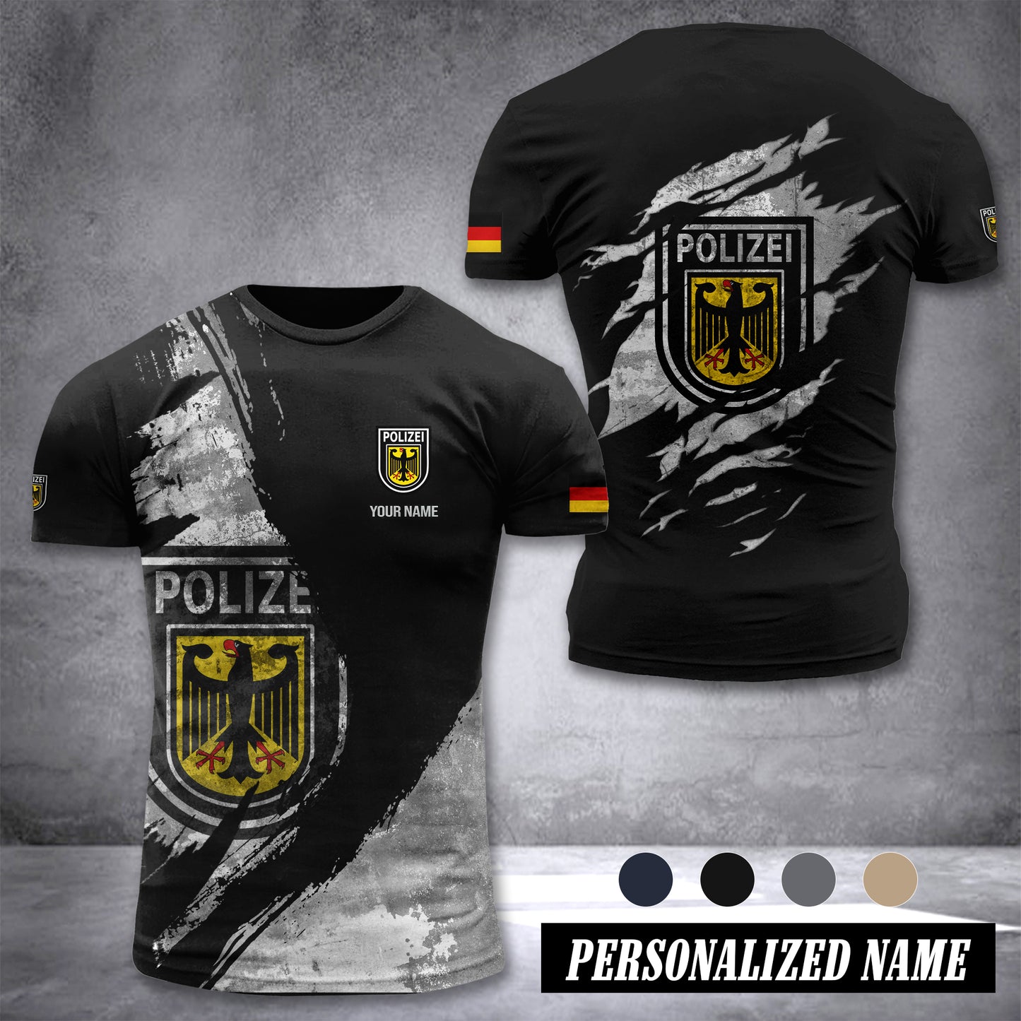 Polizei Germany customize T-shirt 306