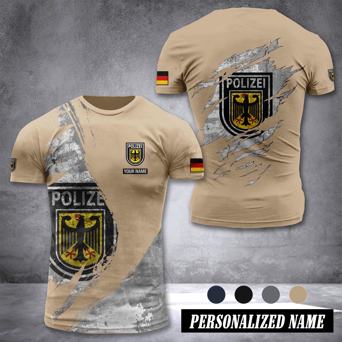 Polizei Germany customize T-shirt 306