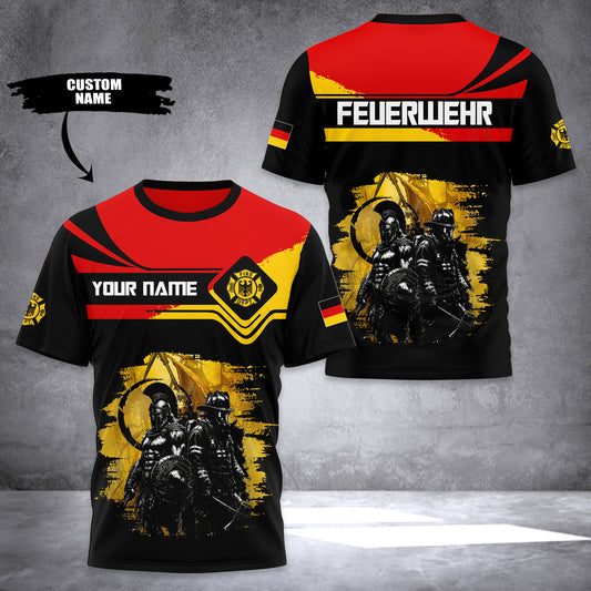 Firefighter Germany customize T-shirt  176