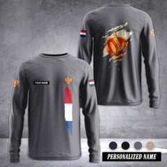 Firefighter Netherlands customize Sleeve T-shirt 268