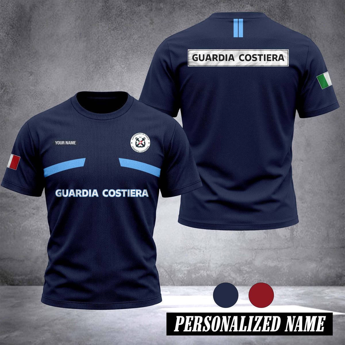 Guardia Costiera customize 3d T-shirt 131