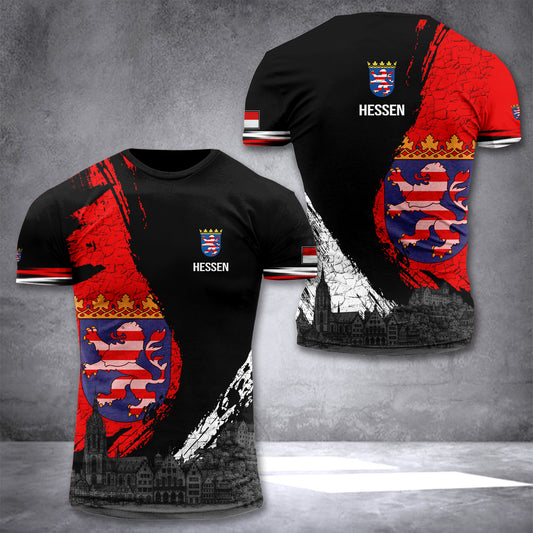 Hessen Germany T-shirt 3d