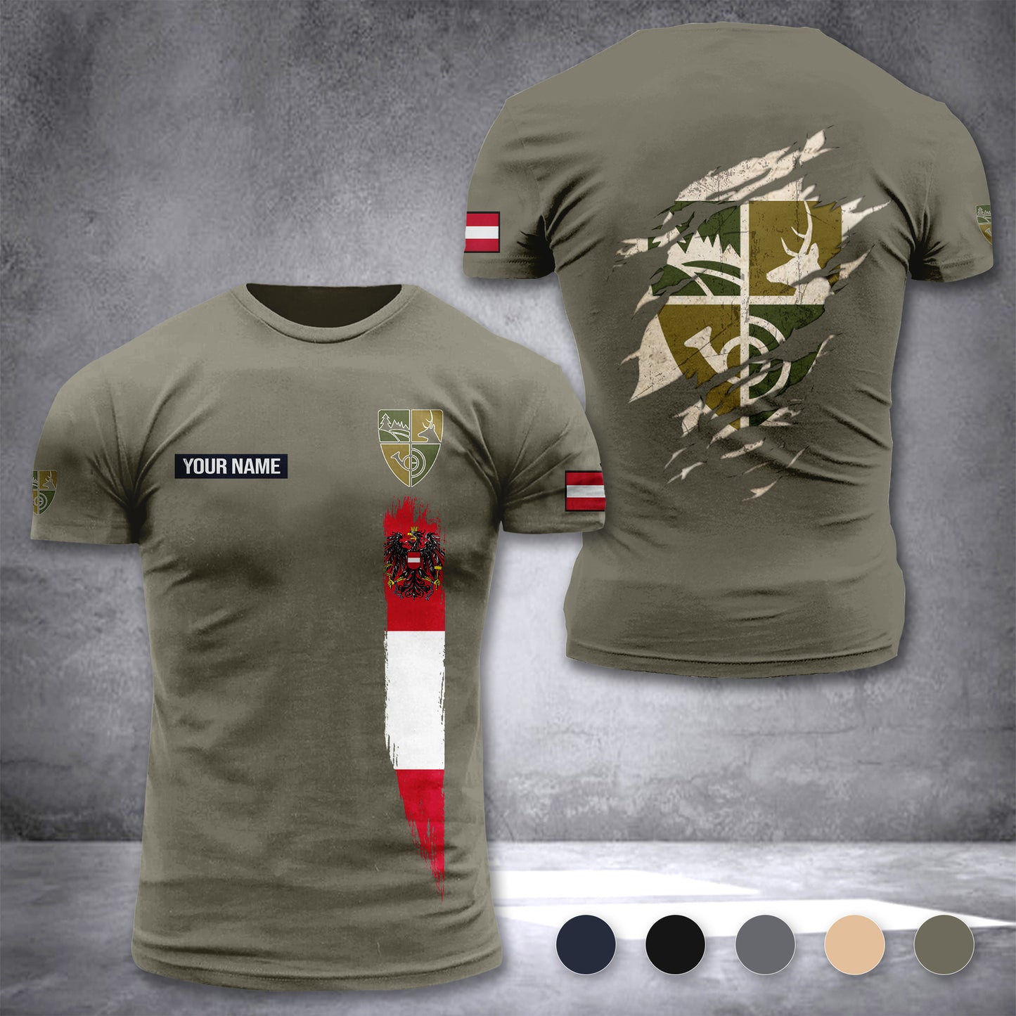 Jagd Österreich customize T-shirt 296