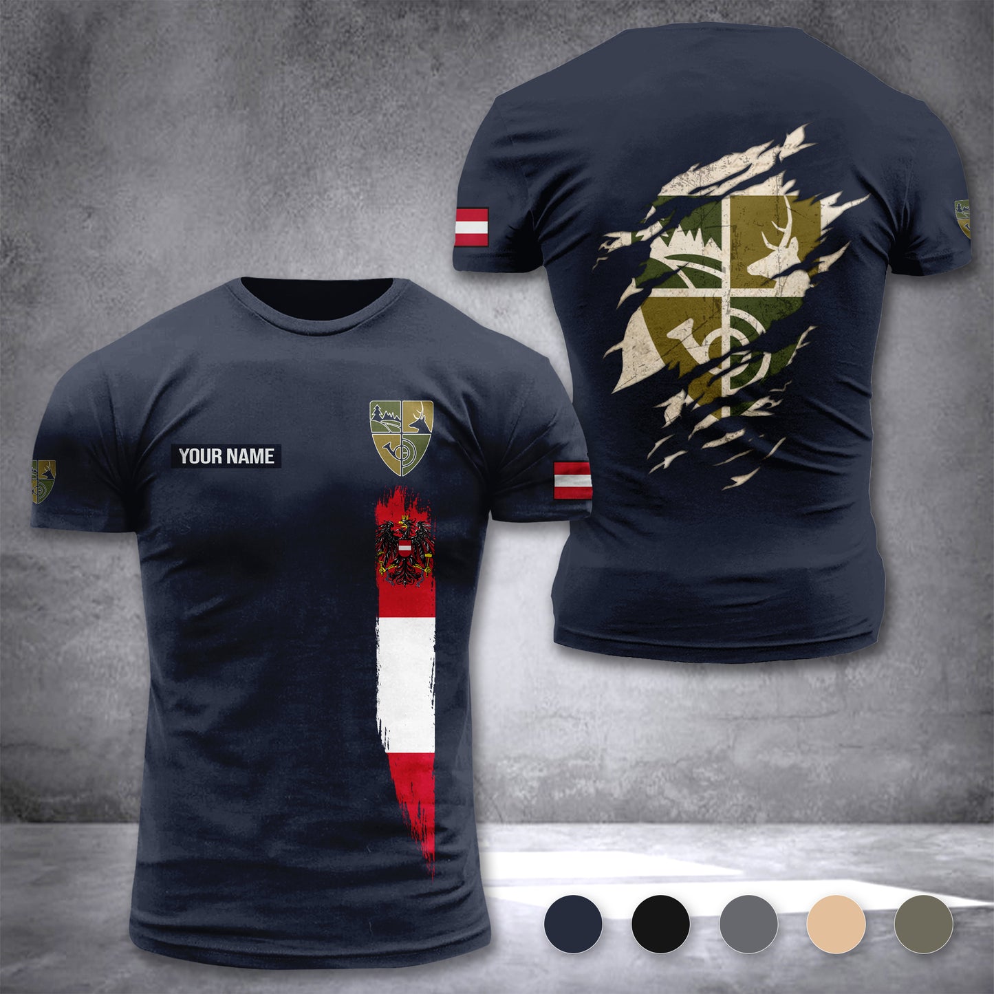 Jagd Österreich customize T-shirt 296