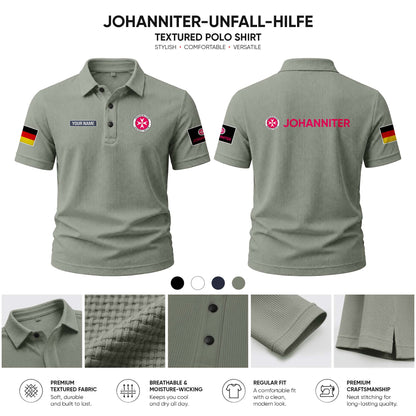 Johanniter customize Casual Short Sleeved Bone Flower Solid Color