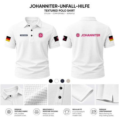 Johanniter customize Casual Short Sleeved Bone Flower Solid Color