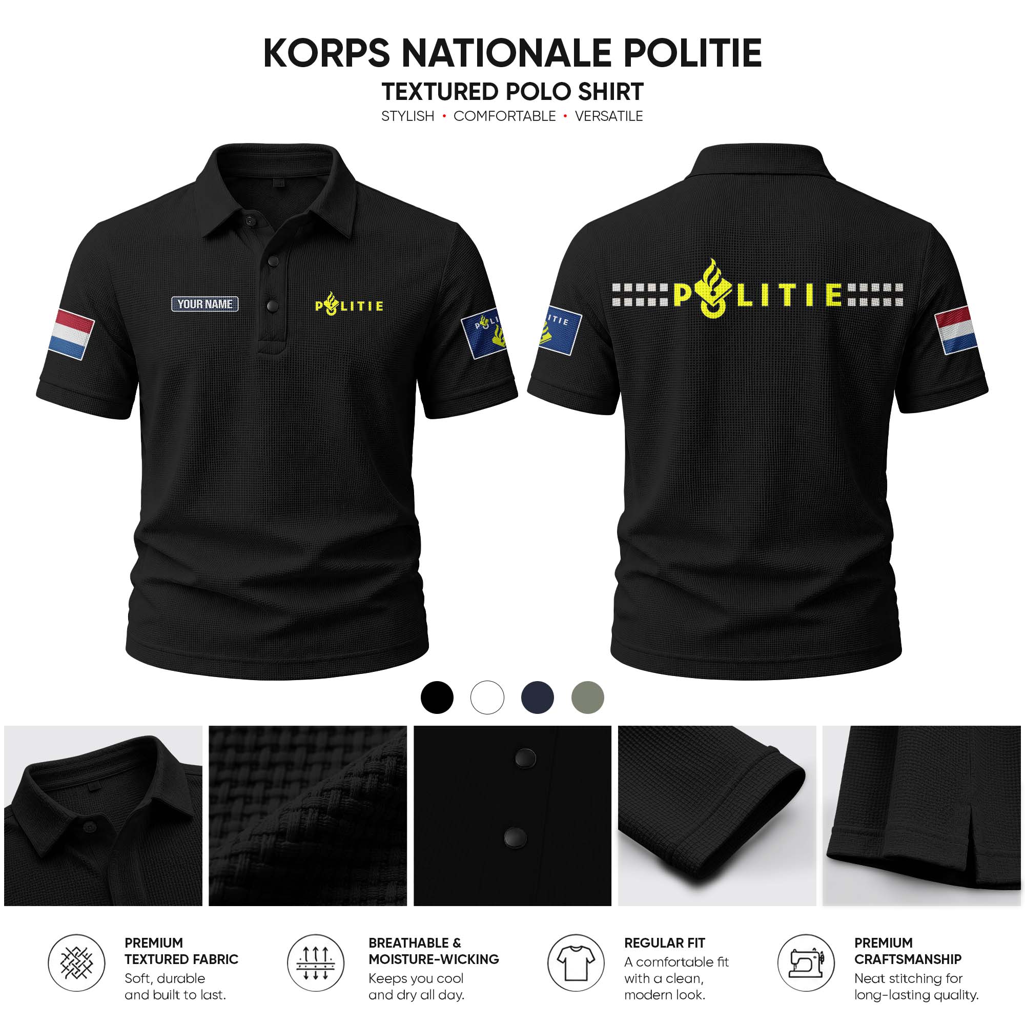 Politie customize Casual Short Sleeved Bone Flower Solid Color