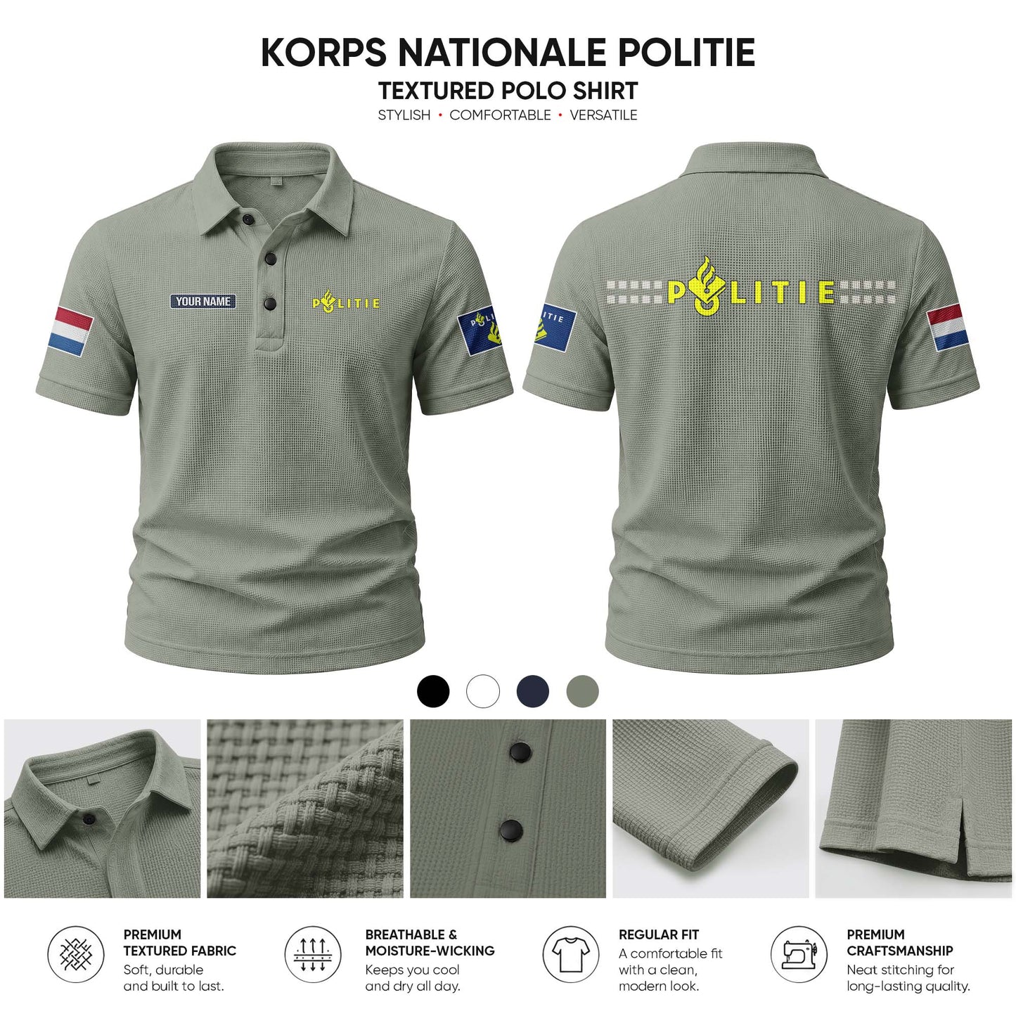 Politie customize Casual Short Sleeved Bone Flower Solid Color