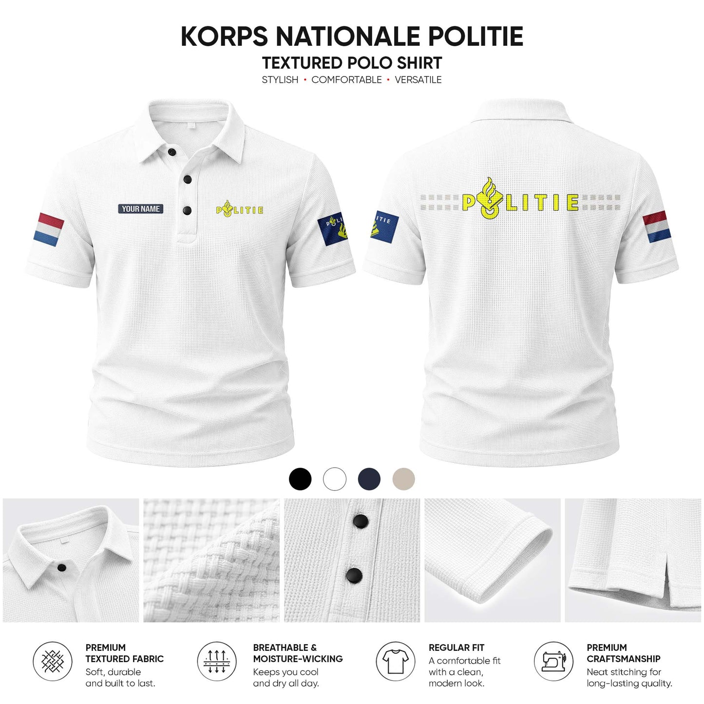 Politie customize Casual Short Sleeved Bone Flower Solid Color
