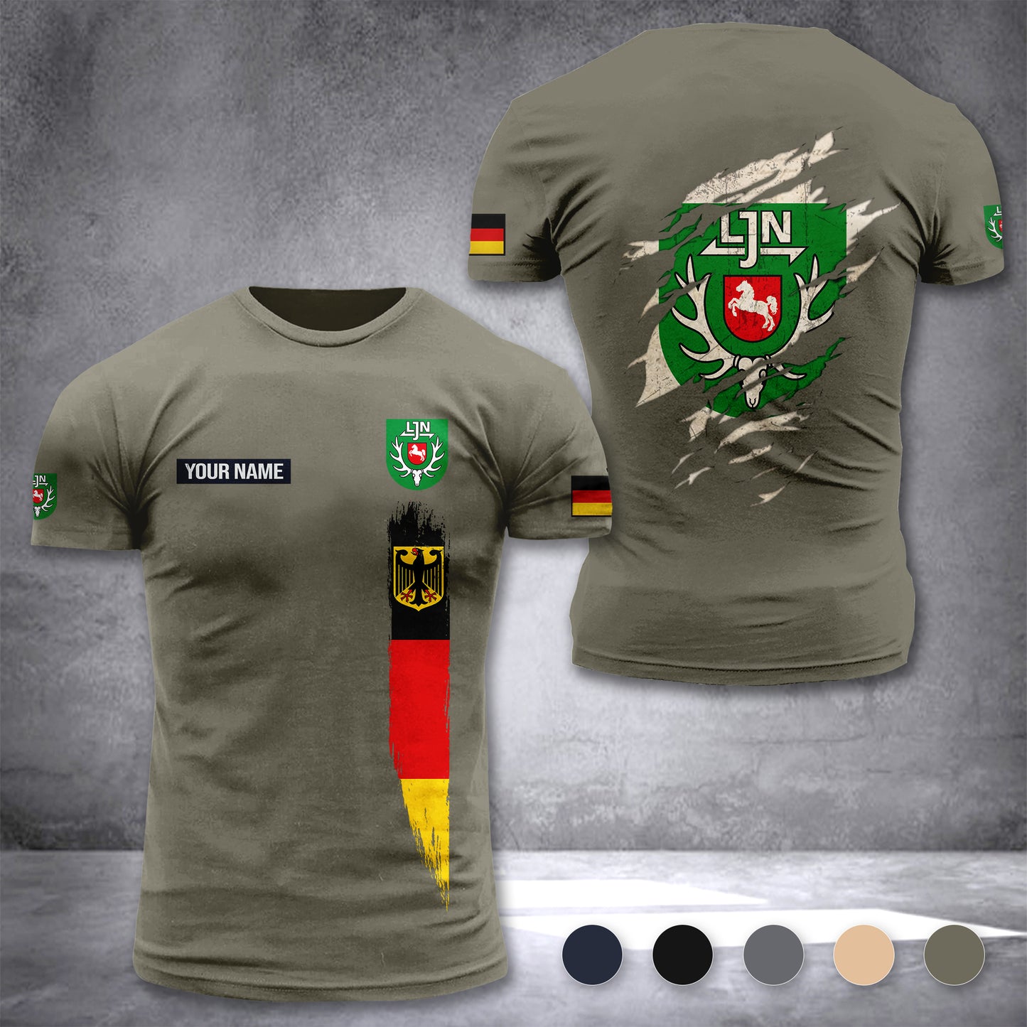 Landesjägerschaft Niedersachsen customize T-shirt 296
