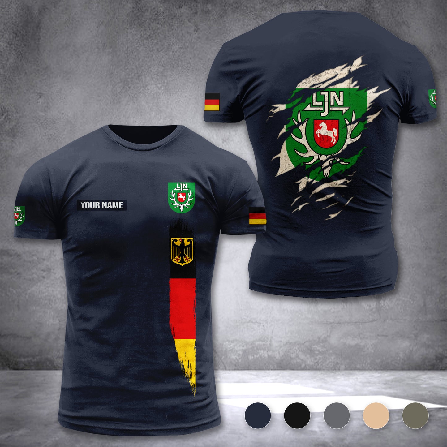 Landesjägerschaft Niedersachsen customize T-shirt 296