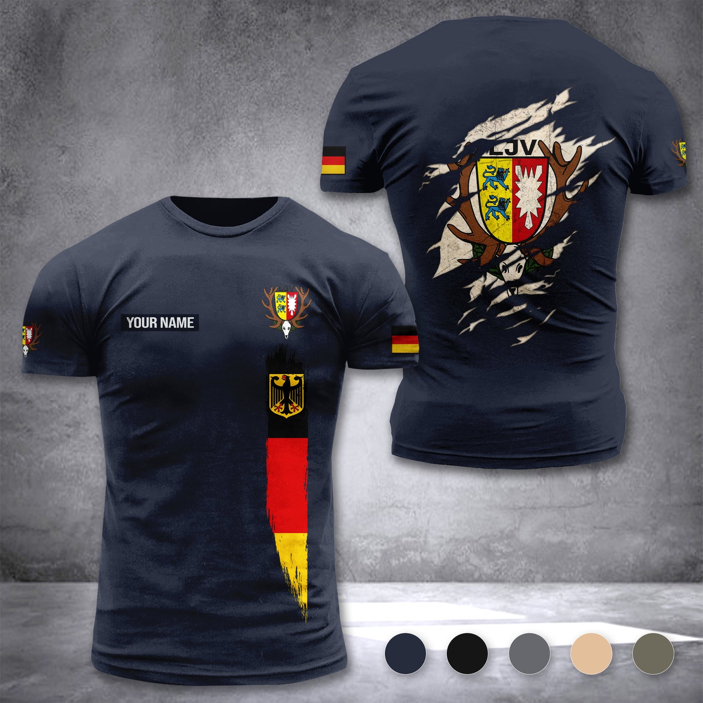 Landesjagdverband Schleswig-Holstein customize T-shirt 296