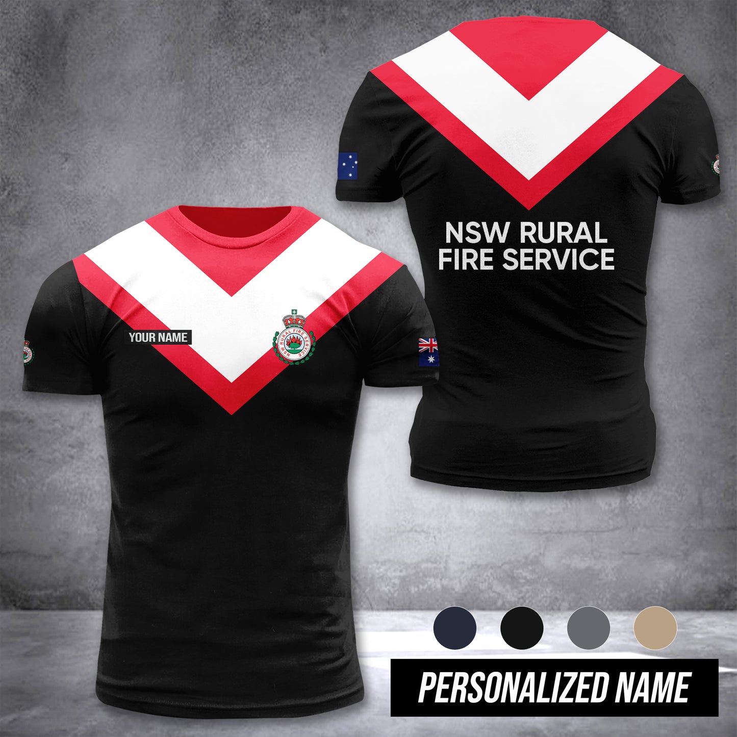 NSW Rural Fire Service customize T-shirt 266