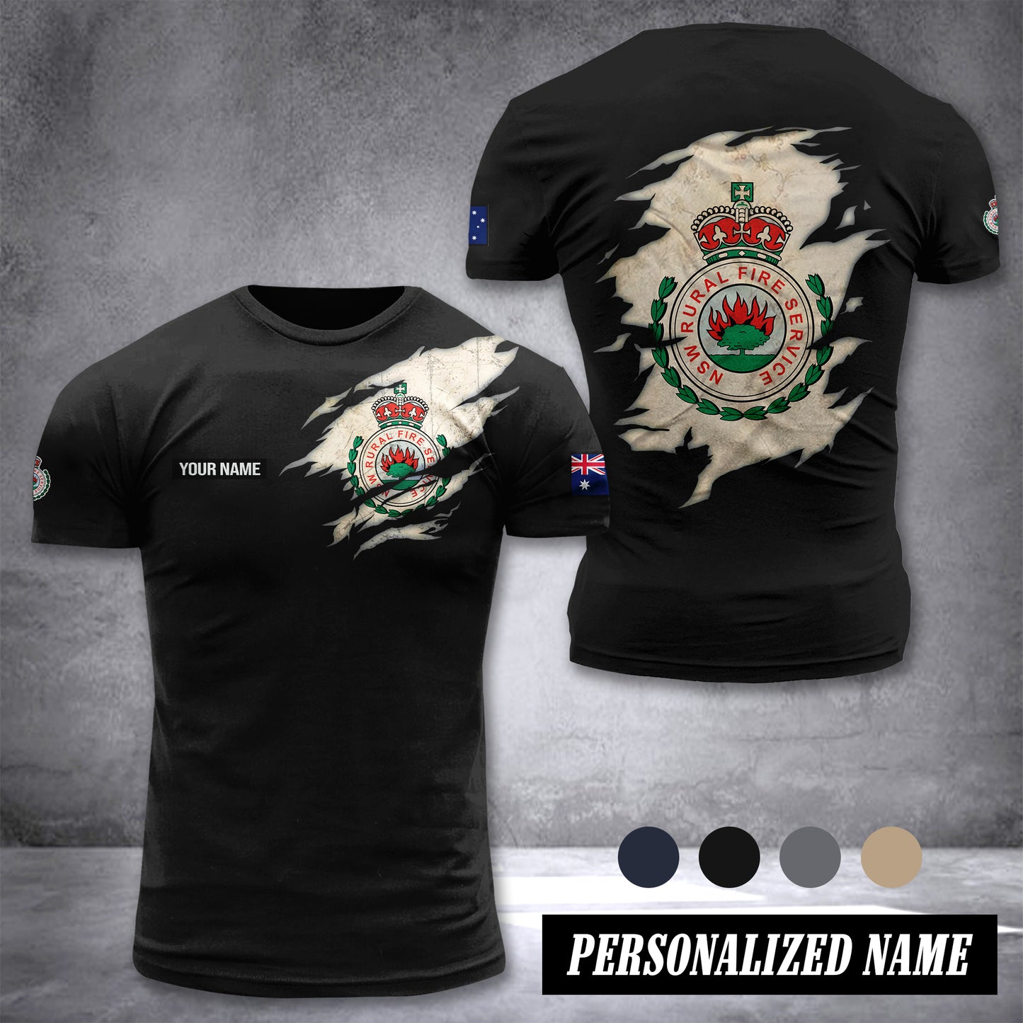 NSW Rural Fire Service customize T-shirt 276