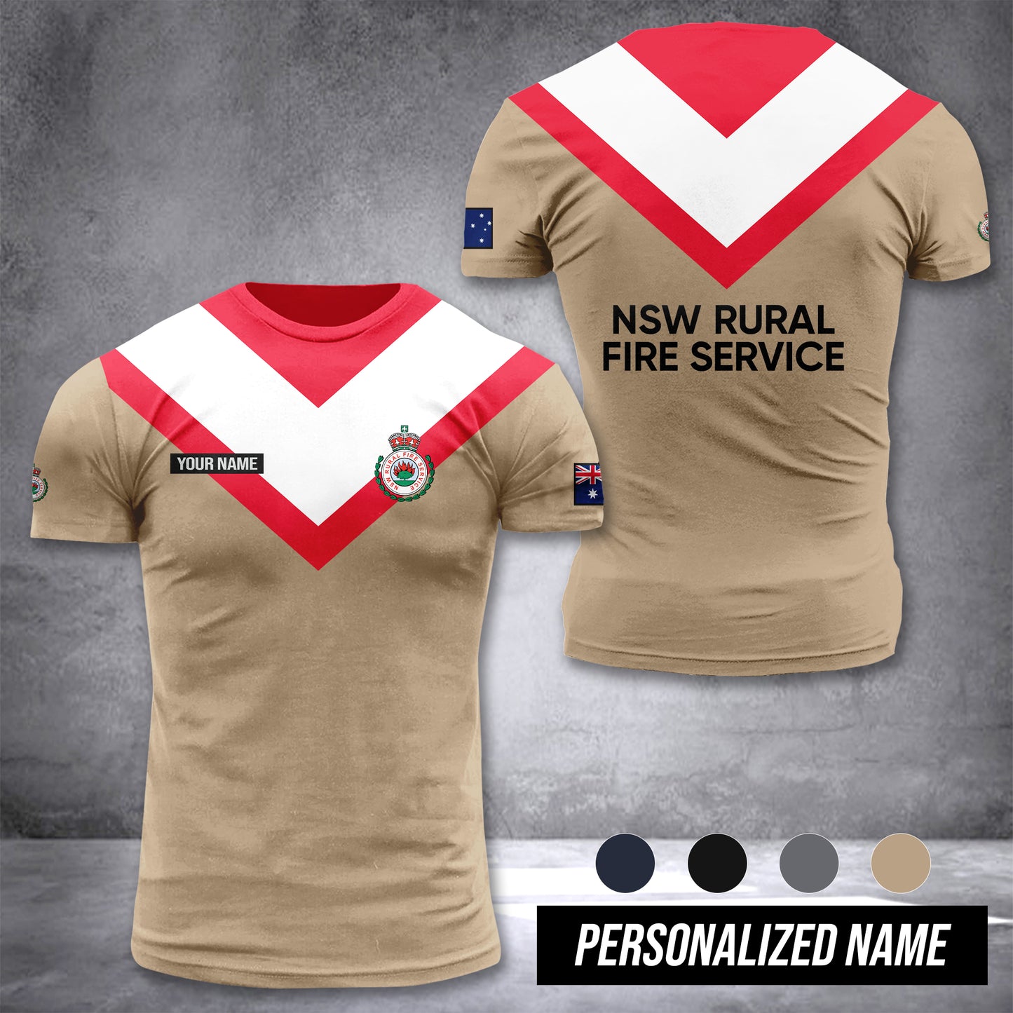 NSW Rural Fire Service customize T-shirt 266