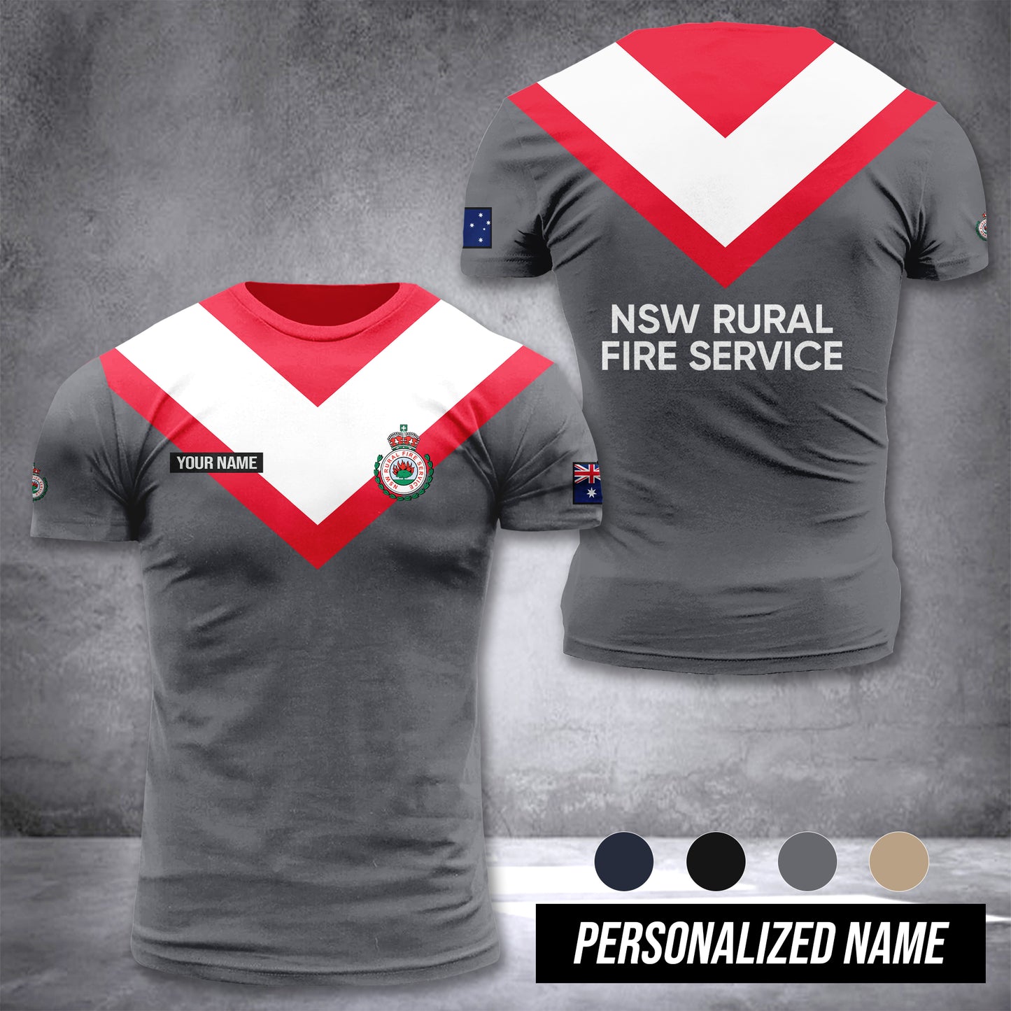 NSW Rural Fire Service customize T-shirt 266