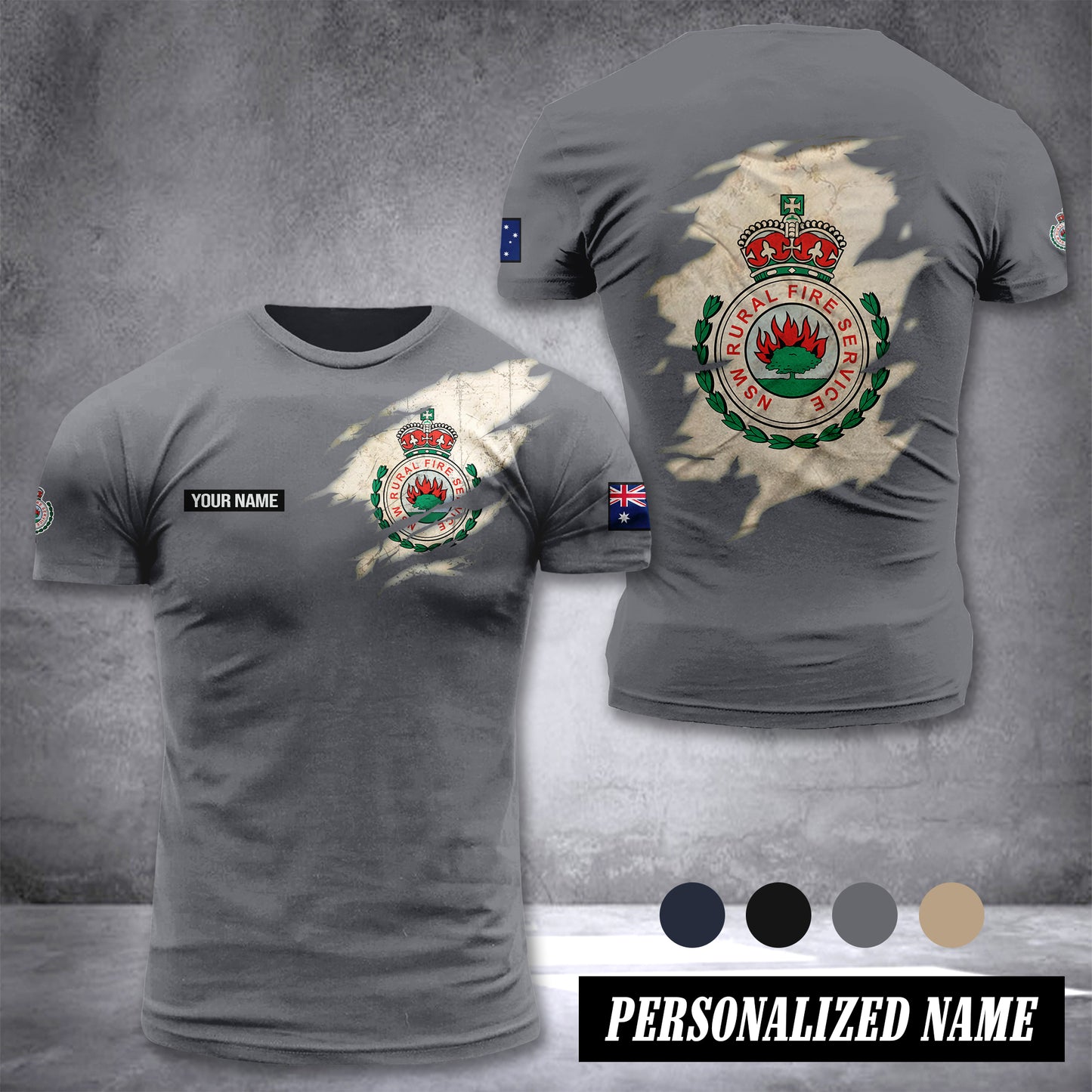 NSW Rural Fire Service customize T-shirt 276