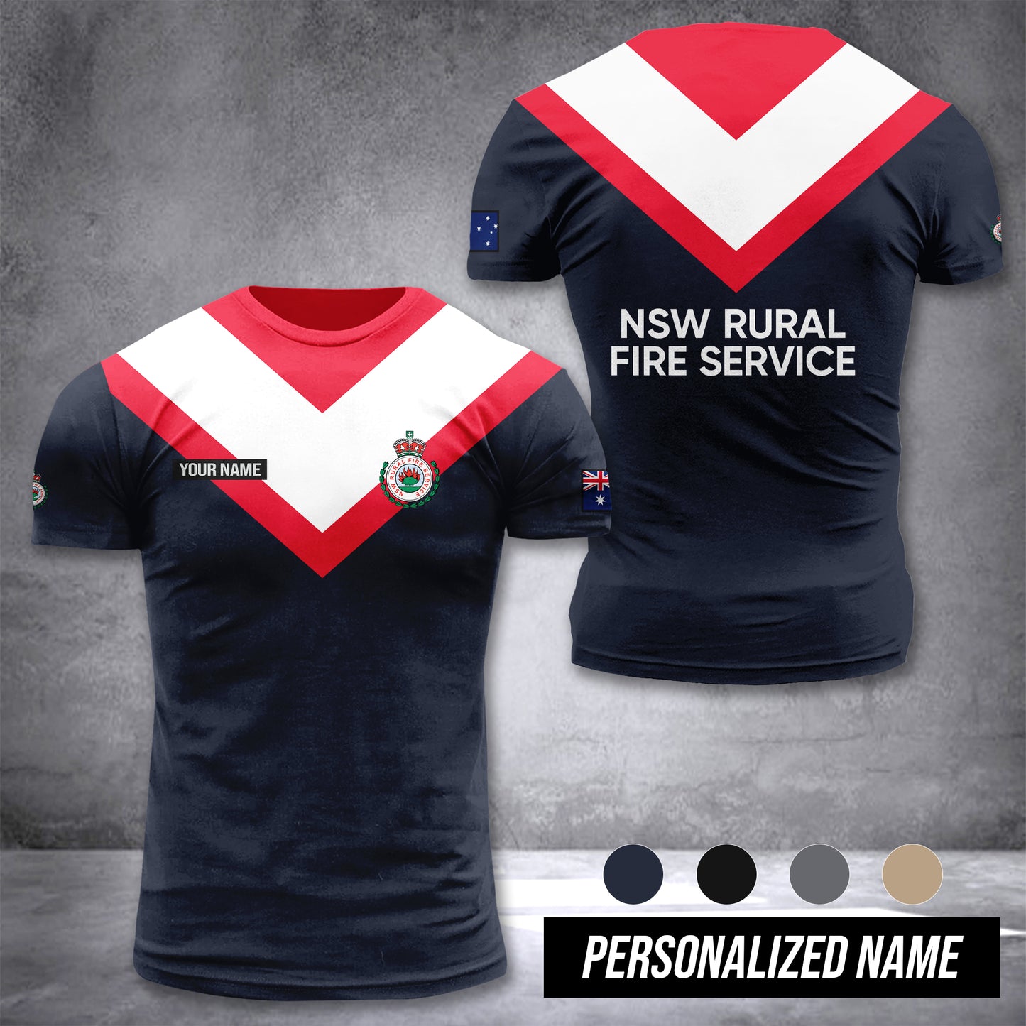 NSW Rural Fire Service customize T-shirt 266