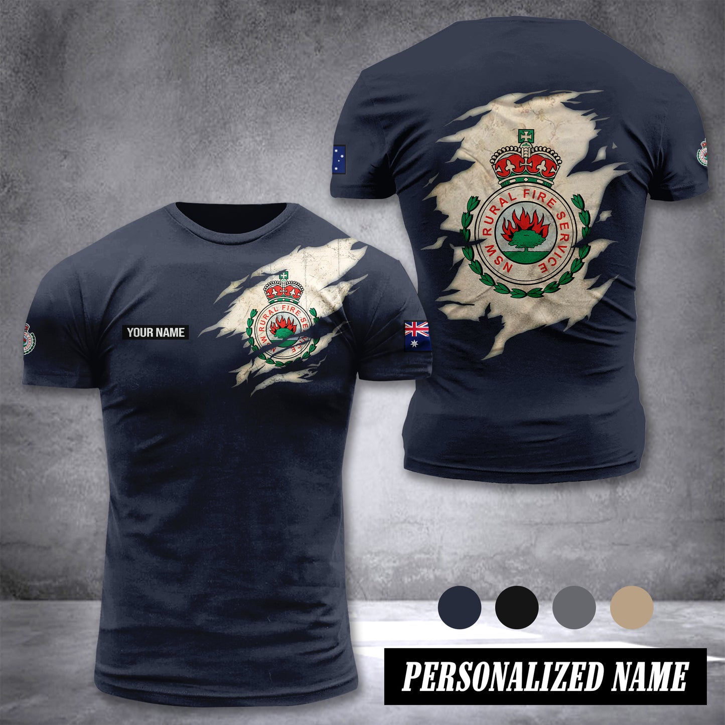 NSW Rural Fire Service customize T-shirt 276