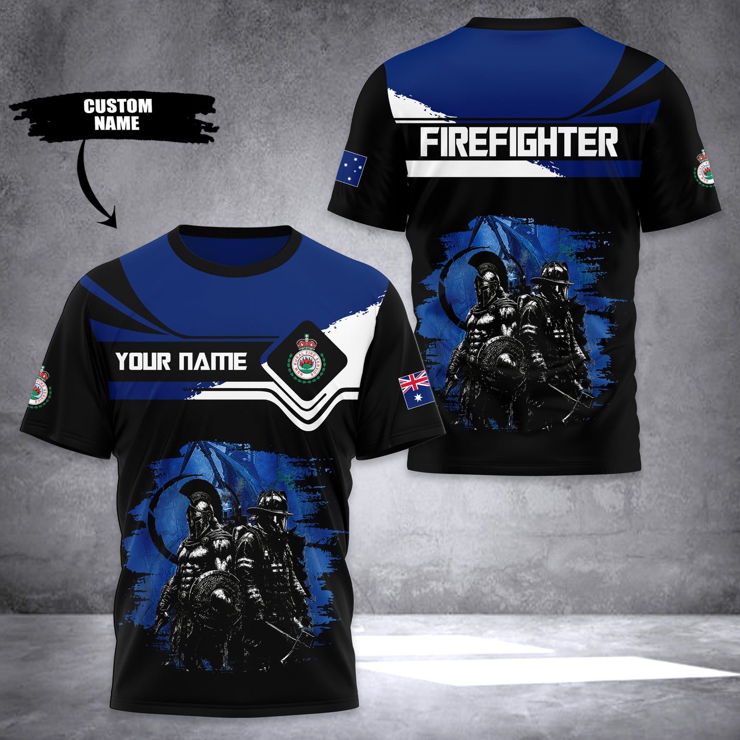 Firefighter NSW customize T-shirt  176