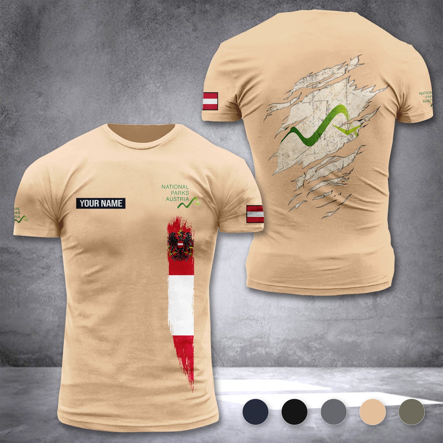 National Parks Austria customize T-shirt 306