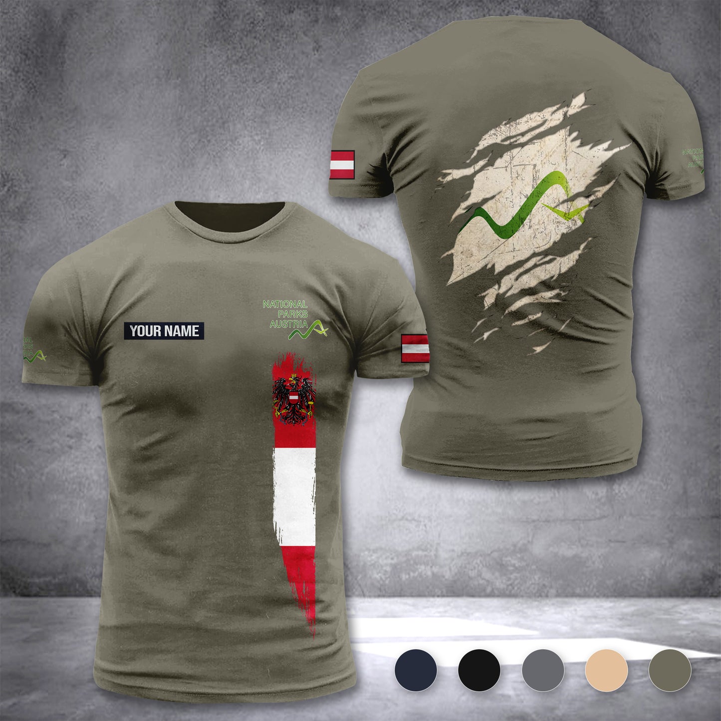 National Parks Austria customize T-shirt 306