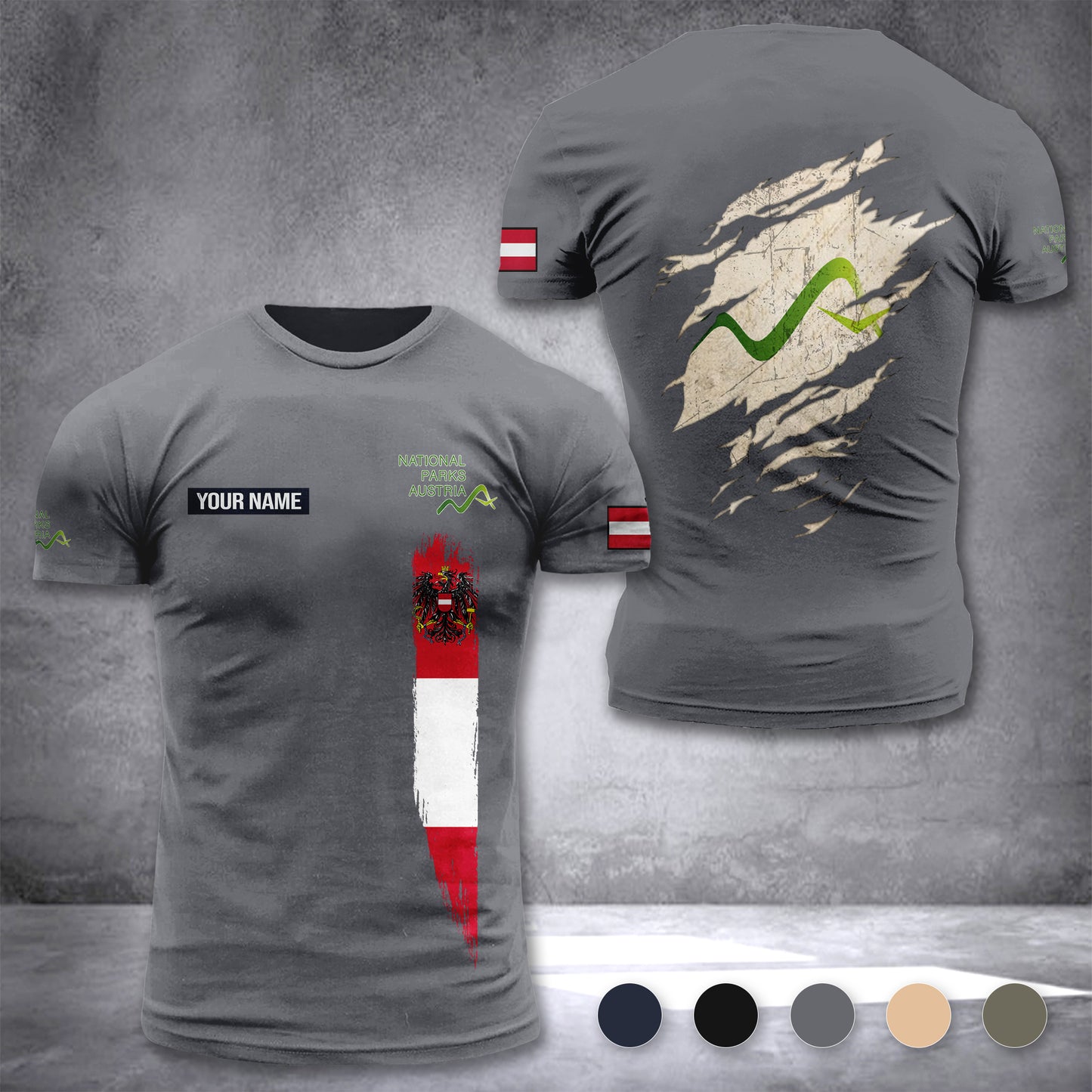 National Parks Austria customize T-shirt 306