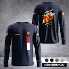 Firefighter Netherlands customize Sleeve T-shirt 268