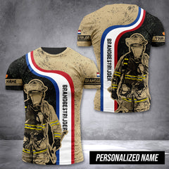 Firefighter Netherlands customize T-shirt  FM