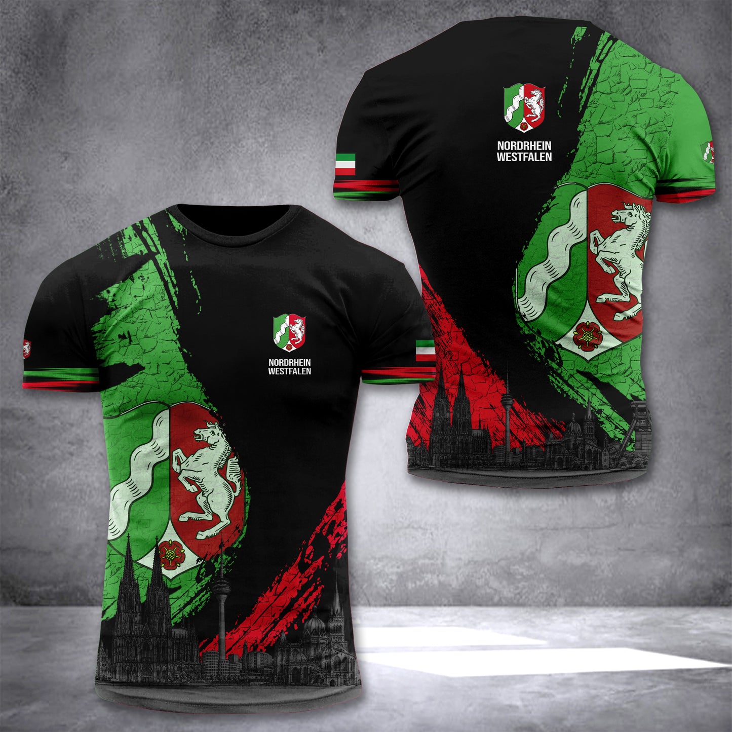 Nordrhein-Westfalen Germany T-shirt 3d