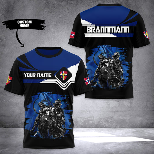 Firefighter Norway customize T-shirt  176