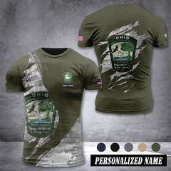 Ohio Department of Natural Resources customize T-shirt 306