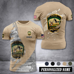 Ohio Division of Wildlife customize T-shirt 306