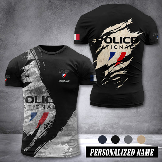 Police Nationale France customize T-shirt 306